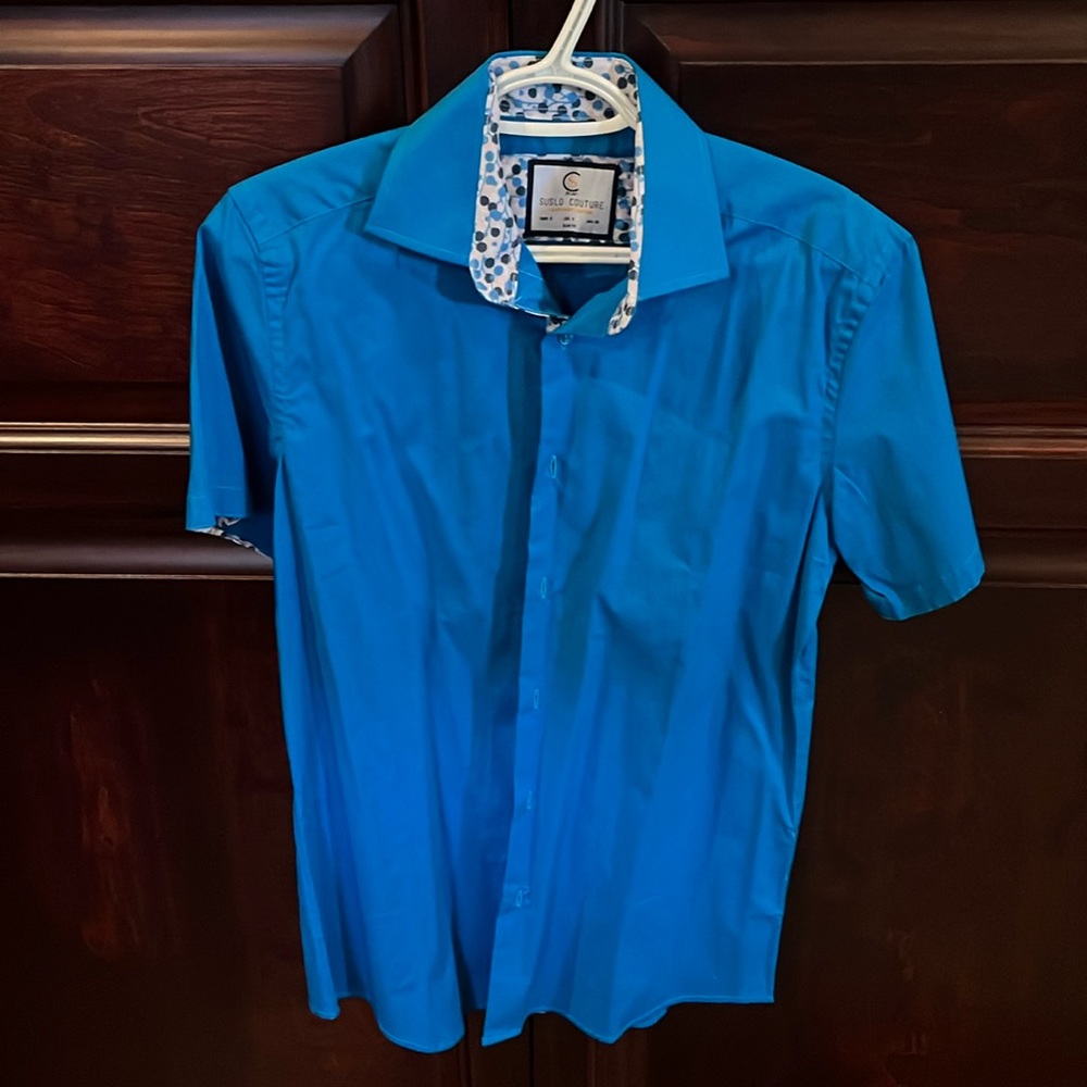 Men’s S Sulso Couture Short Sleeve Button Down